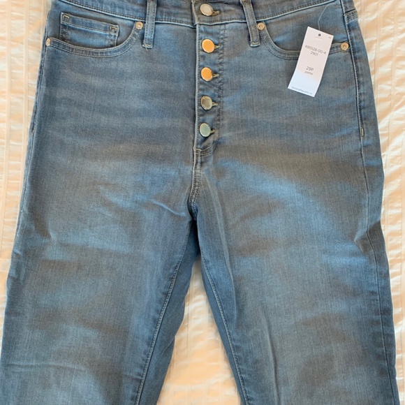 Banana Republic High Rise Button Fly Denim Jeans - Picture 1 of 3